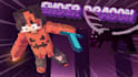 make a cinematic minecraft miniature, art
