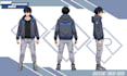 draw vtuber reference sheet anime oc sheet anime expression sheet concept art