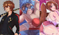 draw anime illustration, oc and fanart for you