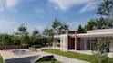 design 3d, landscape, garden, patio, backyard and pool