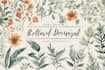 create hand drawn botanical boho logo designs