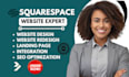 squarespace website design squarespace website redesign squarespace landing page