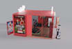 do custom event booth design, exhibition stand kiosk