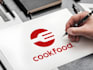 design food cafe and restaurant logo