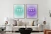 design trendy wall art or printable posters