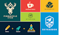 do professional modern minimalist business logo design