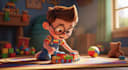 create an ai animated 3d cartoon for your story or poem