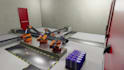 create realistic 3d animation for industrial equipment robotic factory process
