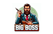 make an amazing big boss, king, mafia mascot logo in one day