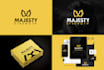 do modern logo, branding, brand design, brand kit, or brand style guidelines