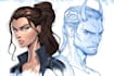 draw a comic character design
