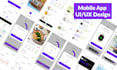 design figma mobile app UI UX, web app UI design, figma app design, dashboard UI