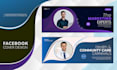 design modern facebook covers banners and linkedin headers