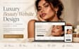 design beauty website, cosmetic website, salon website, spa website