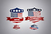create patriotic and political logo