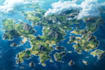 create a high quality fantasy map