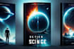 create a unique sci fi book cover
