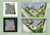 design park, garden, pool, patio, backyard landscape 2d 3d