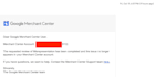 unsuspend your google merchant centre account  within 1 day