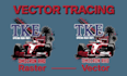 recreate any logo or image convert print ready color separation vector design