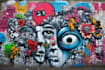 create unique street art graffiti collage