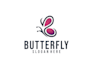 make unique, modern and creative butterfly logo design