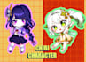 draw a cute chibi anime character,kawaii chibi fanart and oc