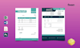 custom arabic invoice design for your business
