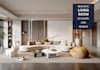 do living room interior design and 3d rendering