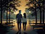 create couples art vector portrait