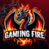 do modern fire dragon mascot logo unlimited revision