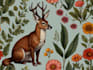 draw an animal and botanical illustration