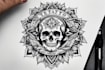 create a rad traditional tattoo design