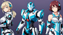 draw detail mecha robot character concept for you