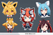 design mascot anime logo with your character
