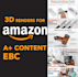 design amazon a plus content and ebc with 3d renders