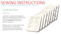 create customize layer wise pdf pattern and sewing instruction for home or shop