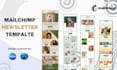 design responsive and editable mailchimp newsletter templates