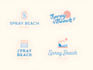 design beach landscape and lawncare logo