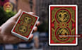 design a classic style playing card back