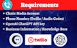 create a voice ai phone call assistant chatbot with openai chatgpt using twilio