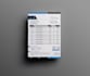 design flyer, price list, invoice, one pager, media kit