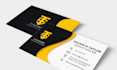 create modern minimalist business card design