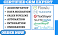 setup infoflo greenrop CRM flowlu taxslayer project taxdome suitedash plutio