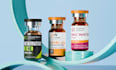 do peptide vial, label vial design, 3d bottle rendering
