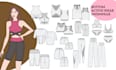 do fashion flat sketches and technical drawings