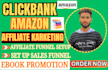 clickbank affiliate amazon promotion ebook marketing kindle book sales funnel