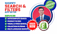 setup searchanise boost rapid ai smart doofinder app shopify search and filters