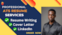 offer professional job winning resume, cv, cover letter, linkedin and job search
