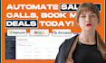 setup zoho CRM, gohighlevel, sales call workflow, calendar sync ghl appointments